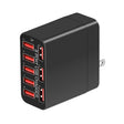 WLX-82 40W Max 8 Ports USB Charger Adapter, US Plug(Black) - USB Charger by PMC TechLife | Online Shopping South Africa | PMC TechLife | Buy Now Pay Later Mobicred