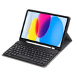 For iPad 10th Gen 10.9 2022 A10B Lambskin Texture Ultra-thin Bluetooth Keyboard Leather Tablet Case with Pen Slot(Dark Blue) - Universal by PMC TechLife | Online Shopping South Africa | PMC TechLife