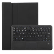 For iPad 11 2025 / 10th Gen 10.9 2022 A10B-A Lambskin Texture Bluetooth Touch Keyboard Leather Tablet Case with Pen Slot(Black)