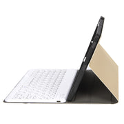 For iPad 11 2025 / 10th Gen 10.9 2022 YA10B Lambskin Texture Bluetooth Keyboard Leather Tablet Case with Pen Slot(Gold)
