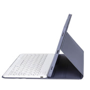 For iPad 10th Gen 10.9 2022 YA10B Lambskin Texture Bluetooth Keyboard Leather Tablet Case with Pen Slot (Purple)