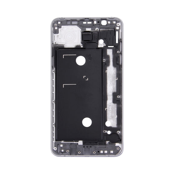 For Galaxy J7 (2016) / J710 Front Housing LCD Frame Bezel Plate (Grey)