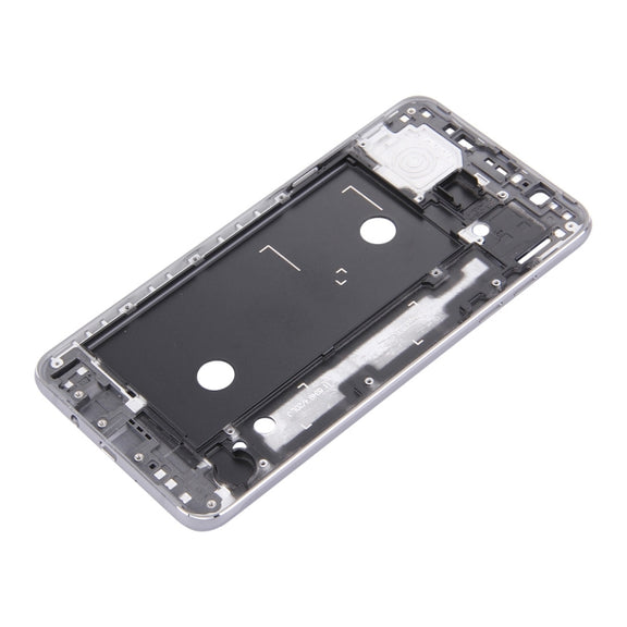 For Galaxy J7 (2016) / J710 Front Housing LCD Frame Bezel Plate (Grey)