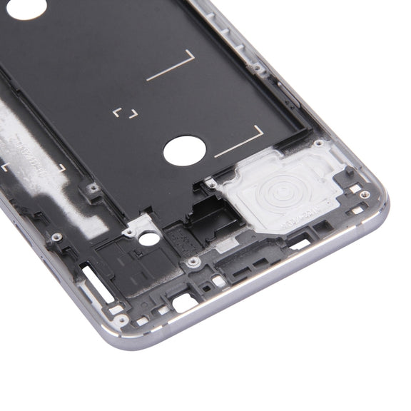 For Galaxy J7 (2016) / J710 Front Housing LCD Frame Bezel Plate (Grey)