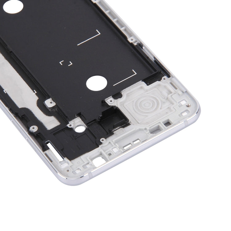 For Galaxy J7 (2016) / J710 Front Housing LCD Frame Bezel Plate (Silver)