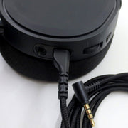 ZS0169 USB Braided Headphone Audio Cable for SteelSeries Arctis 3 / 5 / 7 / Pro(Black)
