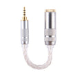 ZS0021 2.5mm Male to 4.4mm Female Balance Adapter Cable (Silver) - Headset Accessories by PMC TechLife | Online Shopping South Africa | PMC TechLife | Buy Now Pay Later Mobicred
