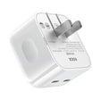 ROCK T58 35W Dual USB-C / Type-C Ports PD Charger, CN Plug - free shipping - PMC TechLife - Order now!