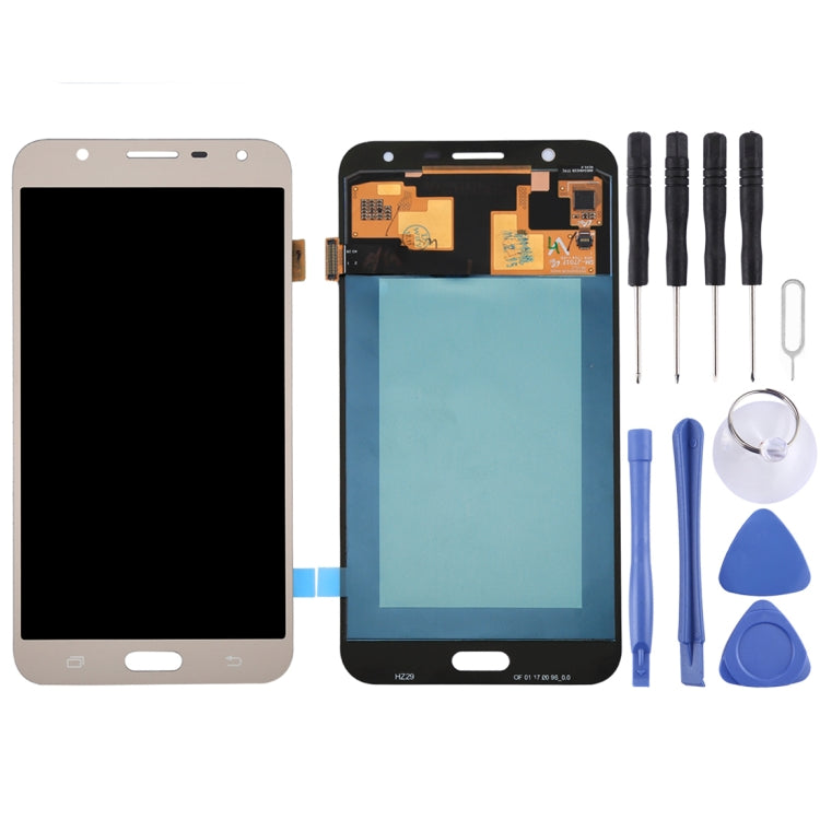 Original LCD Display + Touch Panel for Galaxy J7 Neo, J701F/DS, J701M(Gold)