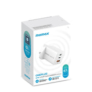 MOMAX UM30 PD 67W Fast Charger Power Adapter, UK Plug(White)