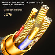 Mutural Li-CC006 1.2m 100W Transparent Digital Display USB-C / Type-C to Type-C Charging Data Cable