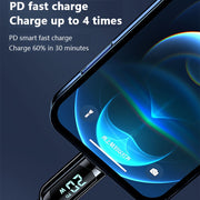 Mutural Li-CC002 1.2m 100W Digital Display USB-C / Type-C to Type-C Charging Data Cable