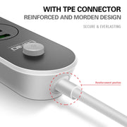 LDNIO SC3301 3 x USB Ports Travel Home Office Socket, Cable Length: 1.6m, EU Plug