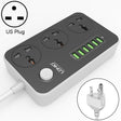 LDNIO SC3604 6 x USB Ports Multi-function Travel Home Office Socket, Cable Length: 2m, US Plug - Extension Socket by LDNIO | Online Shopping South Africa | PMC TechLife | Buy Now Pay Later Mobicred