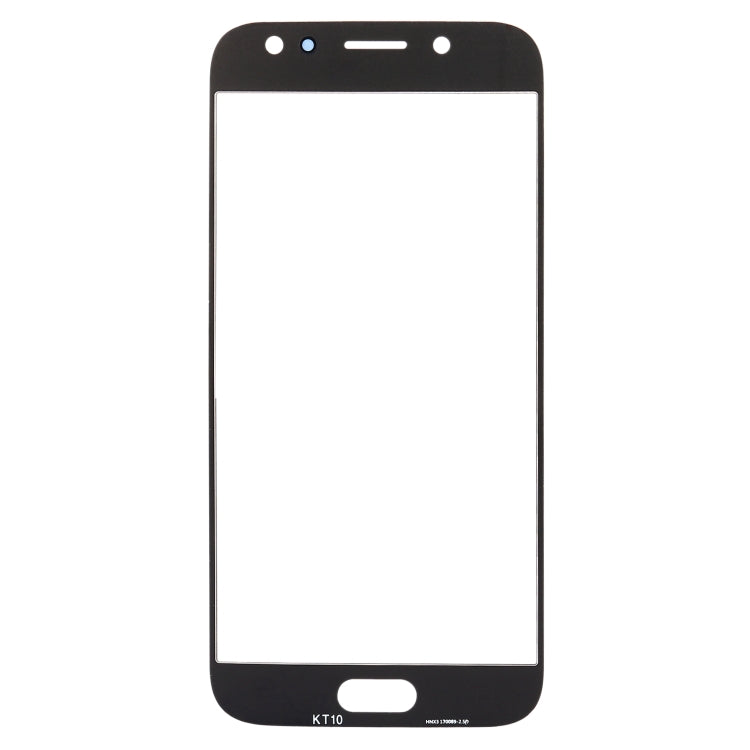 For Galaxy J7 (2017) / J730 Front Screen Outer Glass Lens (Gold)