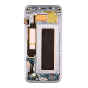 Original LCD Screen and Digitizer Full Assembly with Frame & Charging Port Board & Volume Button & Power Button for Galaxy S7 Edge / G9350(Black)