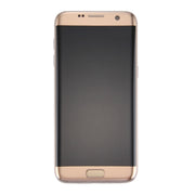 Original LCD Screen and Digitizer Full Assembly with Frame & Charging Port Board & Volume Button & Power Button For Galaxy S7 Edge / G935F(Gold)
