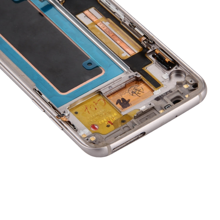 Original LCD Screen and Digitizer Full Assembly with Frame & Charging Port Board & Volume Button & Power Button For Galaxy S7 Edge / G935F(Gold)