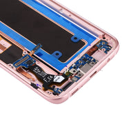 Original LCD Screen and Digitizer Full Assembly with Frame & Charging Port Board & Volume Button & Power Button for Galaxy S7 Edge / G935A(Pink)