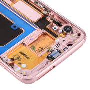 Original LCD Screen and Digitizer Full Assembly with Frame & Charging Port Board & Volume Button & Power Button for Galaxy S7 Edge / G935A(Pink)