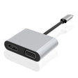 2 in 1 Multifunctional USB-C / Type-C to HDMI+VGA HUB Docking Station - USB HUB by PMC TechLife | Online Shopping South Africa | PMC TechLife | Buy Now Pay Later Mobicred