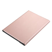 A590 Ultra-thin Detachable Magnetic Bluetooth Keyboard Leather Tablet Case for Galaxy Tab A 10.5 T590 / T595, with Holder(Rose Gold)