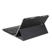 A830 Ultra-thin Detachable Bluetooth Keyboard Leather Tablet Case for Galaxy Tab S4 10.5 T830 / T835, with Holder(Black)