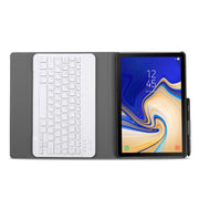 A830 Ultra-thin Detachable Bluetooth Keyboard Leather Tablet Case for Galaxy Tab S4 10.5 T830 / T835, with Holder(Gold)