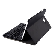 DY580 For Galaxy Tab A 10.1 T580 / T585 Detachable Plastic Bluetooth Keyboard Leather Tablet Case with Holder (Black)