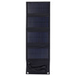 7W Monocrystalline Silicon Foldable Solar Panel Outdoor Charger with 5V Dual USB Ports (Black) - free shipping - PMC TechLife - Order now!