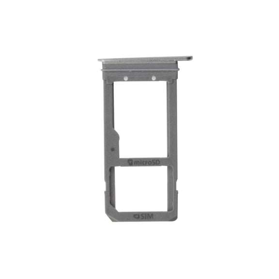For Galaxy S7 Edge / G935 SIM Card Tray and Micro SD Card Tray  (Grey)