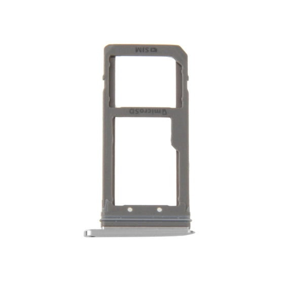 For Galaxy S7 Edge / G935 SIM Card Tray and Micro SD Card Tray  (Silver)