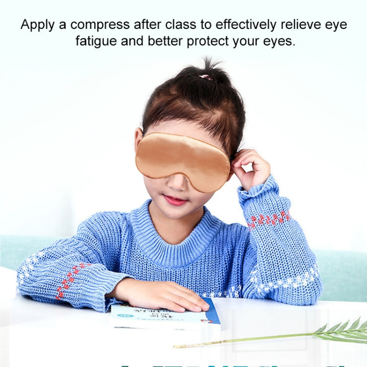 USB Charging Heating Silk Moxa Sleep Eye Mask (Pink)