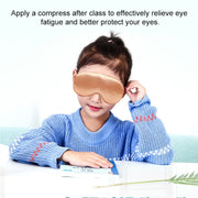 USB Charging Heating Silk Moxa Sleep Eye Mask (Pink)