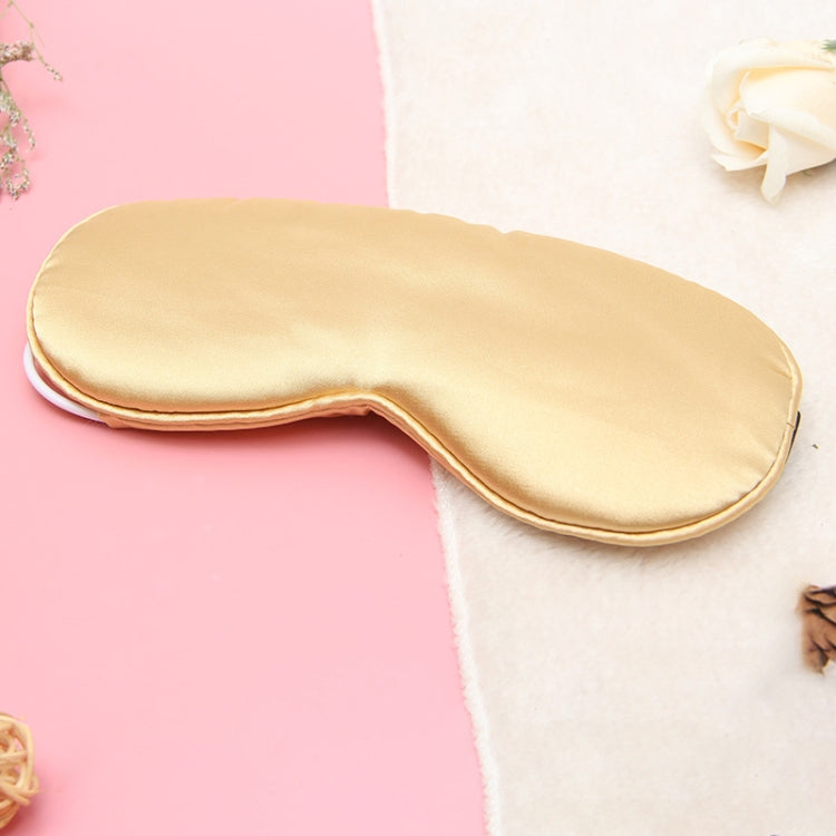 USB Charging Heating Silk Moxa Sleep Eye Mask (Gold)