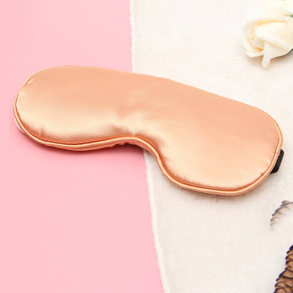USB Charging Heating Silk Moxa Sleep Eye Mask (Rose Gold)