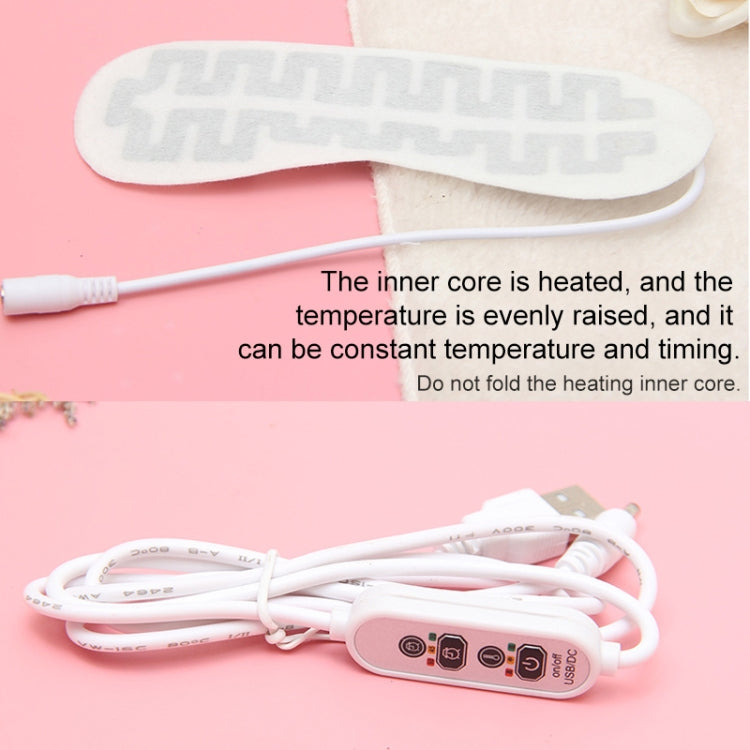 USB Charging Heating Silk Moxa Sleep Eye Mask (Rose Gold)