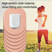 10 PCS 047 Men Women Sports Adhesive Patch Sweat-absorbent Breathable Non-slip Sticker (Black)
