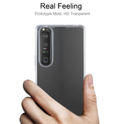 For Sony Xperia 1 III 0.75mm Ultra-thin Transparent TPU Soft Protective Case (Transparent)