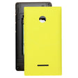 Battery Back Cover  for Microsoft Lumia 435(Yellow) - Back Cover by PMc TechLife | Online Shopping South Africa | PMc TechLife | Buy Now Pay Later Mobicred