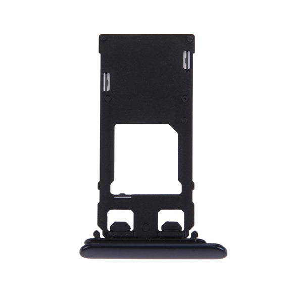 SIM Card Tray + Micro SD Card Tray for Sony Xperia XZ (Single SIM Version)(Dark Blue)