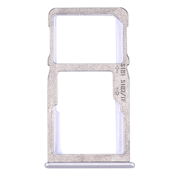 For Meizu M6 Note SIM Card Tray (Silver)