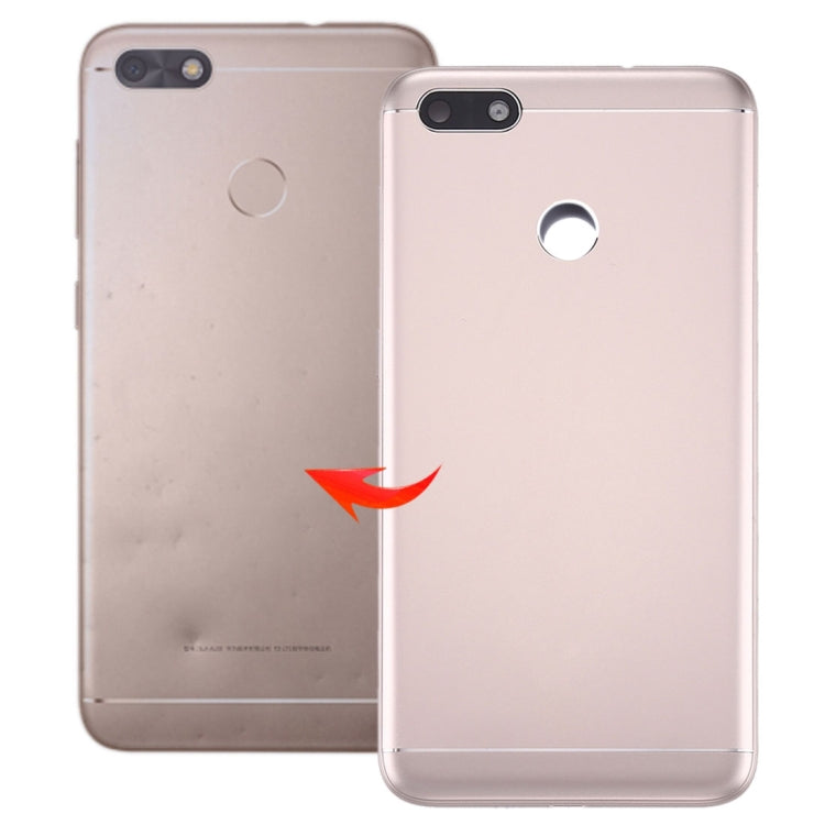 for Huawei Enjoy 7 / P9 Lite Mini / Y6 Pro (2017) Back Cover(Gold)