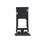 SIM Card Tray + Micro SD Card Tray + Card Slot Port Dust Plug for Sony Xperia X (Single SIM Version)(Graphite Black)