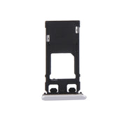 SIM Card Tray + Micro SD Card Tray + Card Slot Port Dust Plug for Sony Xperia X (Single SIM Version)(White)