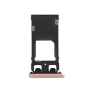 SIM Card Tray + Micro SD / SIM Card Tray + Card Slot Port Dust Plug for Sony Xperia X (Dual SIM Version)(Rose Gold)