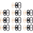 For Huawei Nova 3i 10pcs Back Camera Bezel with Lens Cover & Adhesive (Black) - Camera by PMC TechLife | Online Shopping South Africa | PMC TechLife | Buy Now Pay Later Mobicred