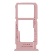 For OPPO R11 Plus SIM Card Tray + SIM Card Tray / Micro SD Card Tray (Rose Gold)