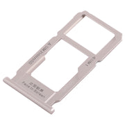 For OPPO R11 Plus SIM Card Tray + SIM Card Tray / Micro SD Card Tray (Silver)