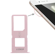 For Vivo X6S Plus 2 x SIM Card Tray (Rose Gold)